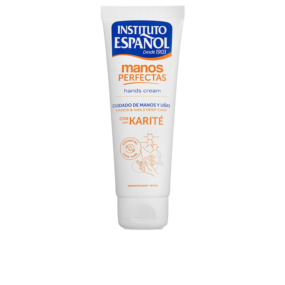 75 ml tube of light shea butter hand cream, non-greasy texture, unisex