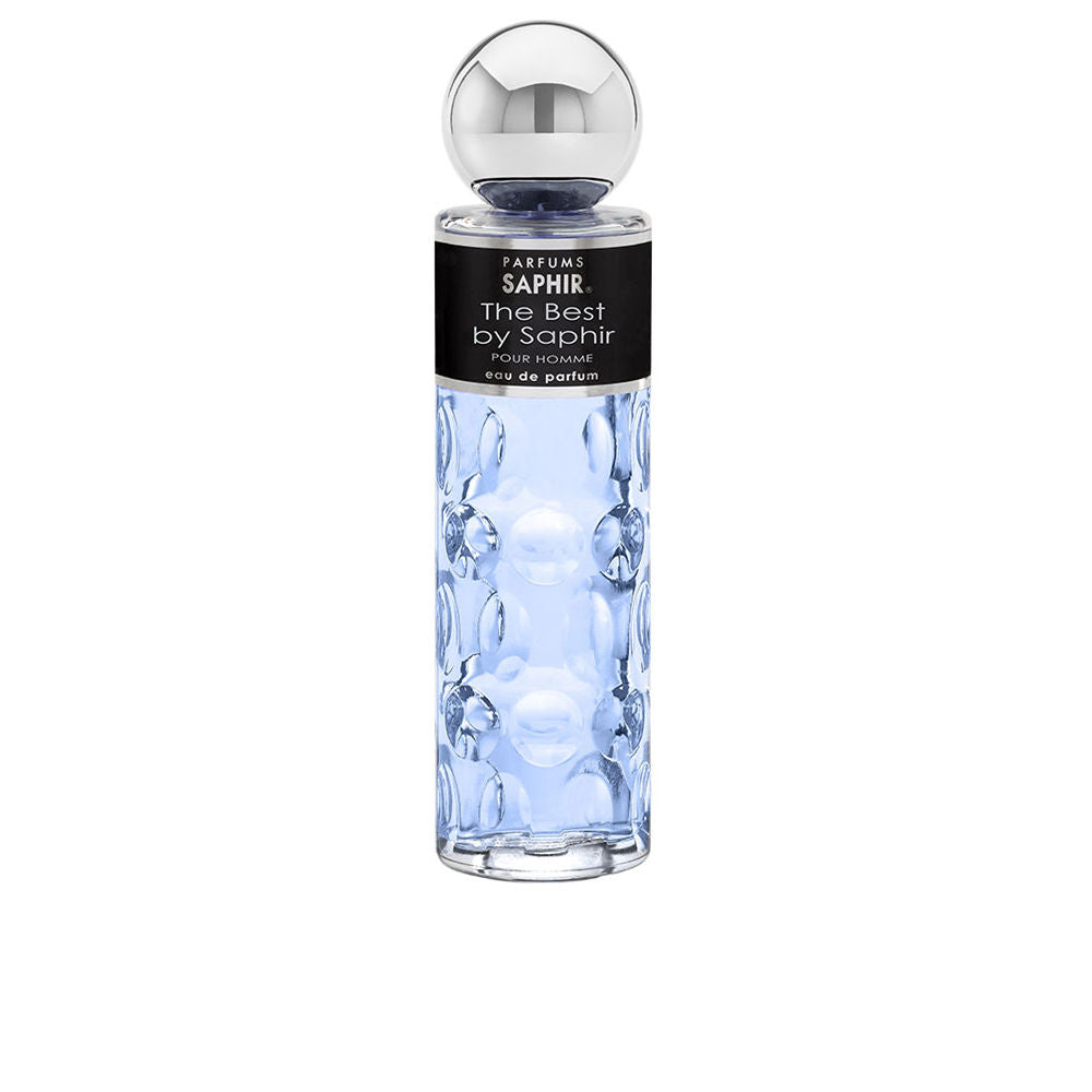 200 ml glass bottle of woody-aromatic Eau de Parfum for Man with sleek label