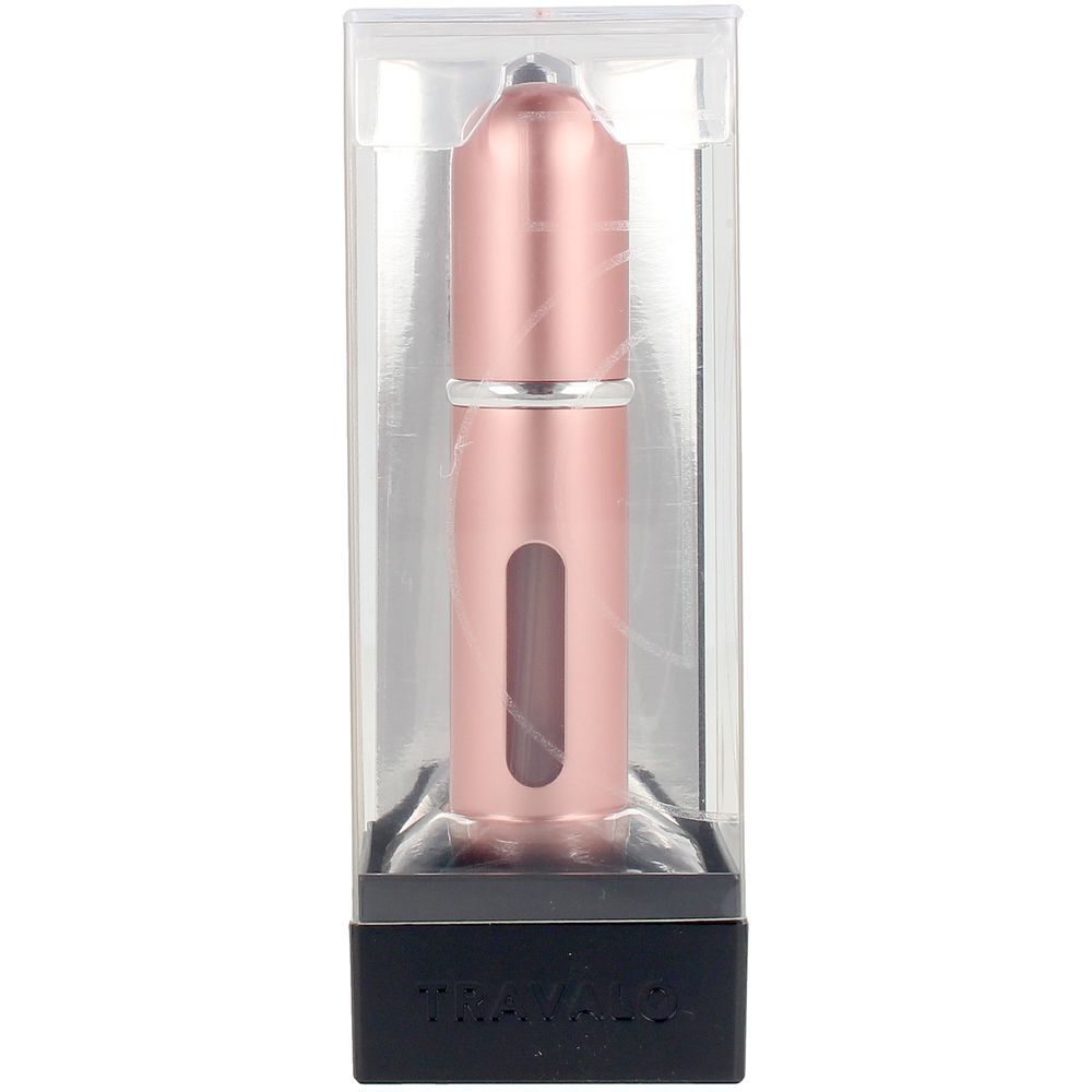 Rosegold titanium-finish 5 ml refillable atomiser, Unisex travel spray