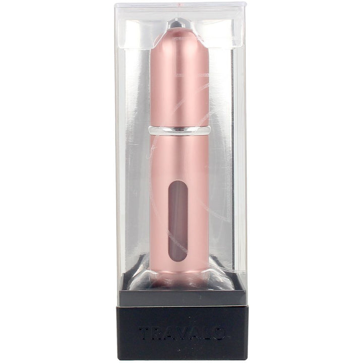Rosegold titanium-finish 5 ml refillable atomiser, Unisex travel spray