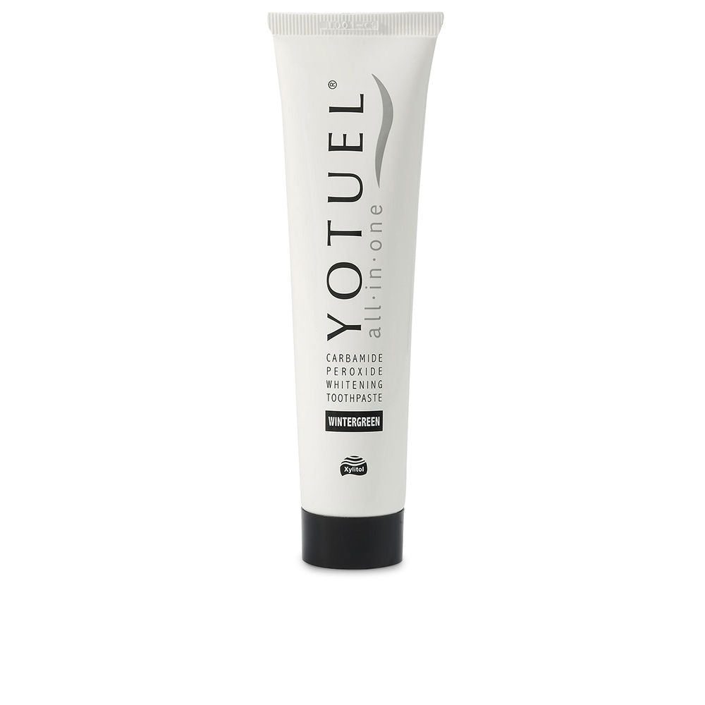 75 ml tube of mint toothpaste with whitening and enamel care details