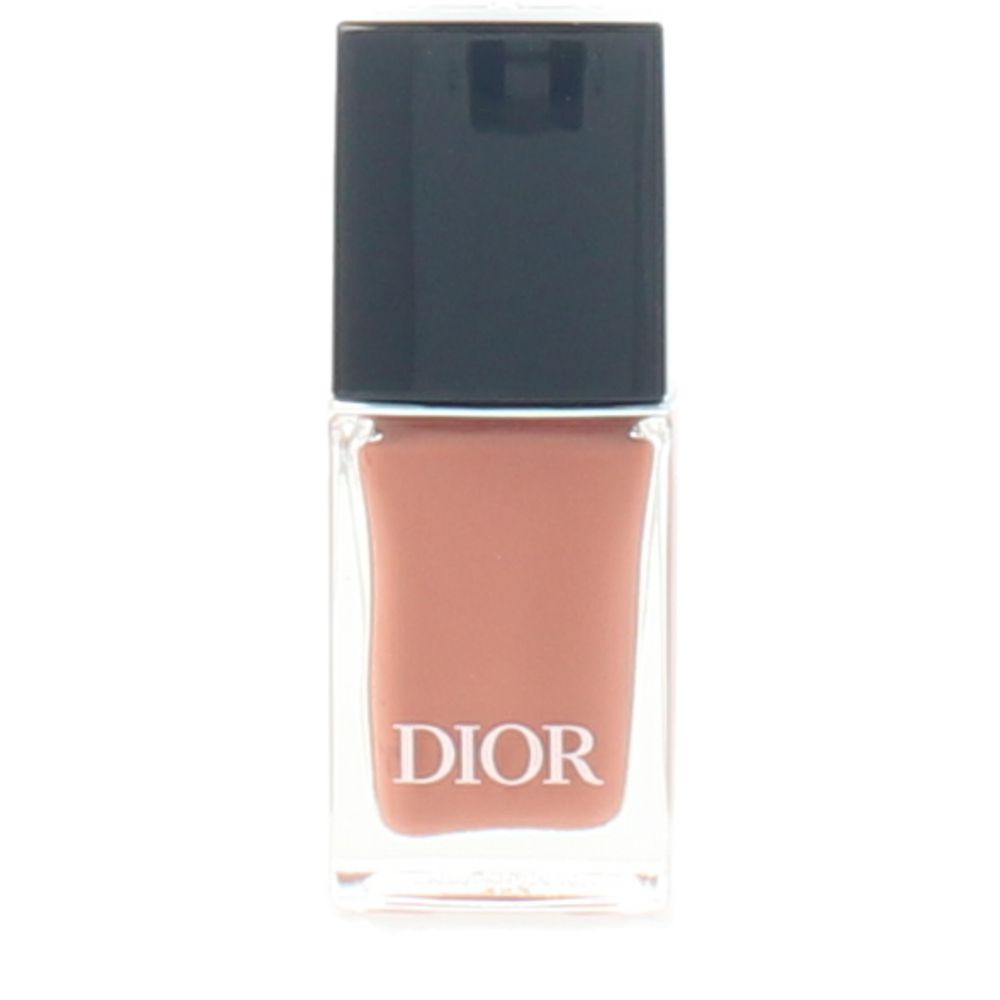 10 ml brown gel‑effect nail lacquer with flat rounded brush