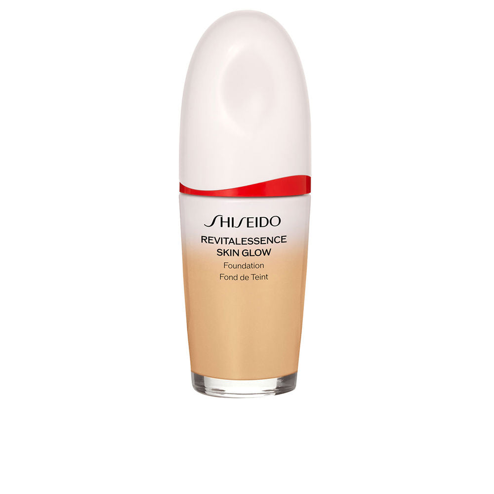 30 ml glass bottle of lightweight radiant fluid foundation, shade 120, luminous finish
