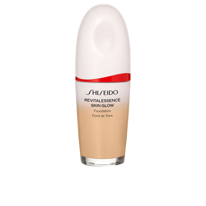 30 ml glass bottle of lightweight radiant fluid foundation, shade 120, luminous finish