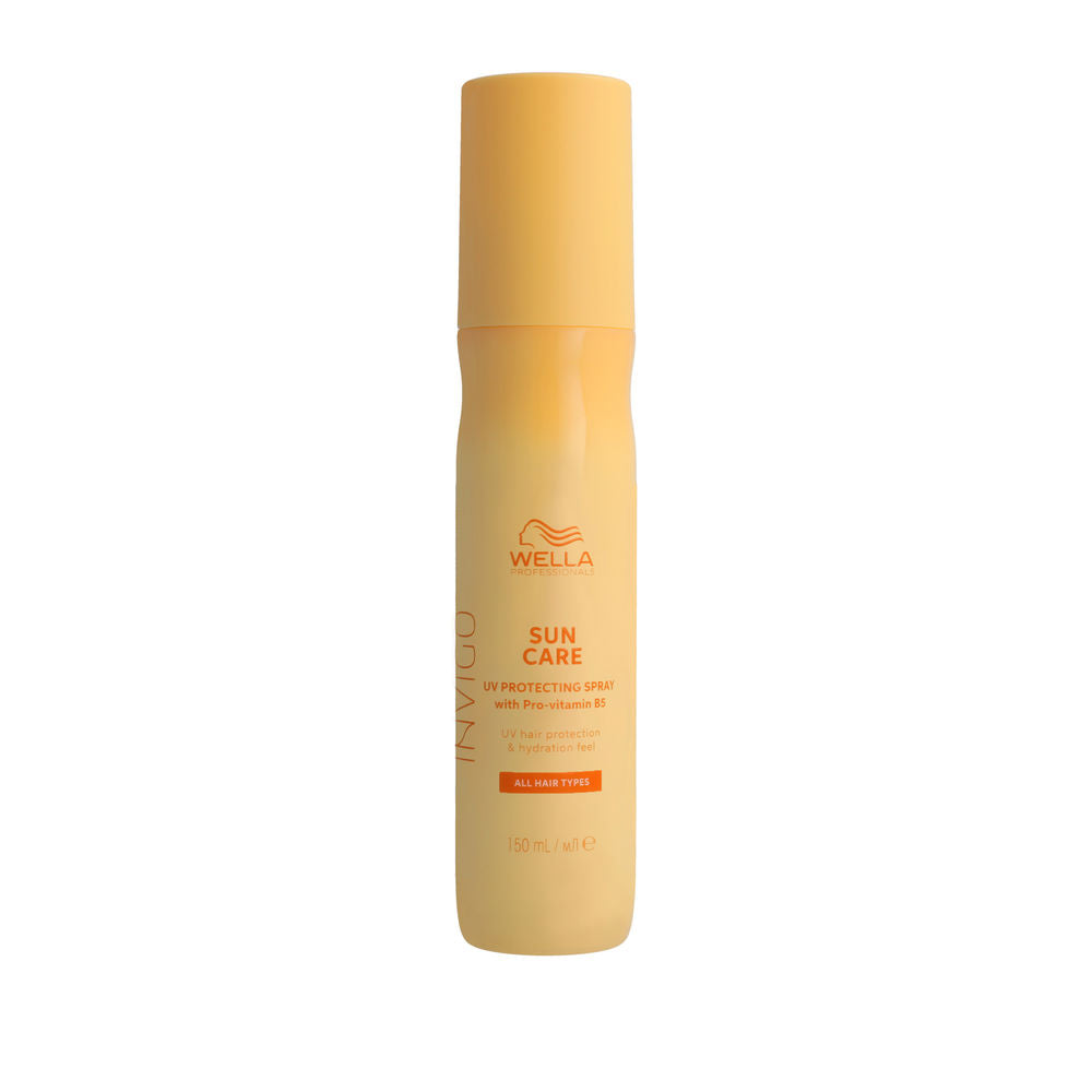 150 ml translucent spray bottle of hydrating UV hair protector with fine mist