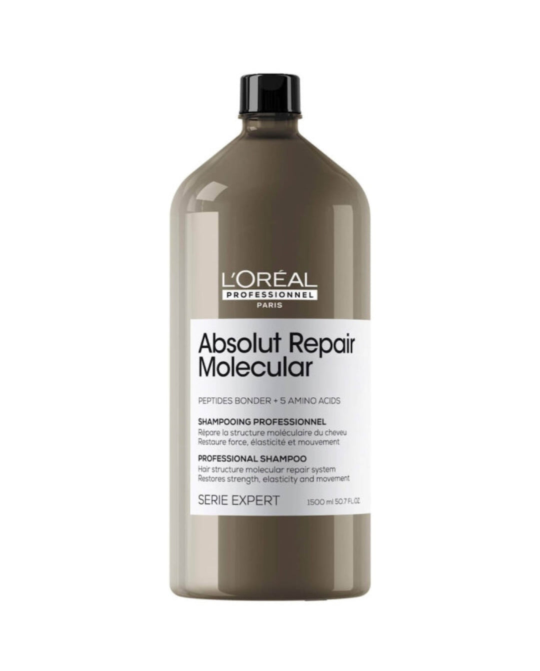 500 ml cylindrical shampoo bottle, sulphate-free repair formula, Unisex
