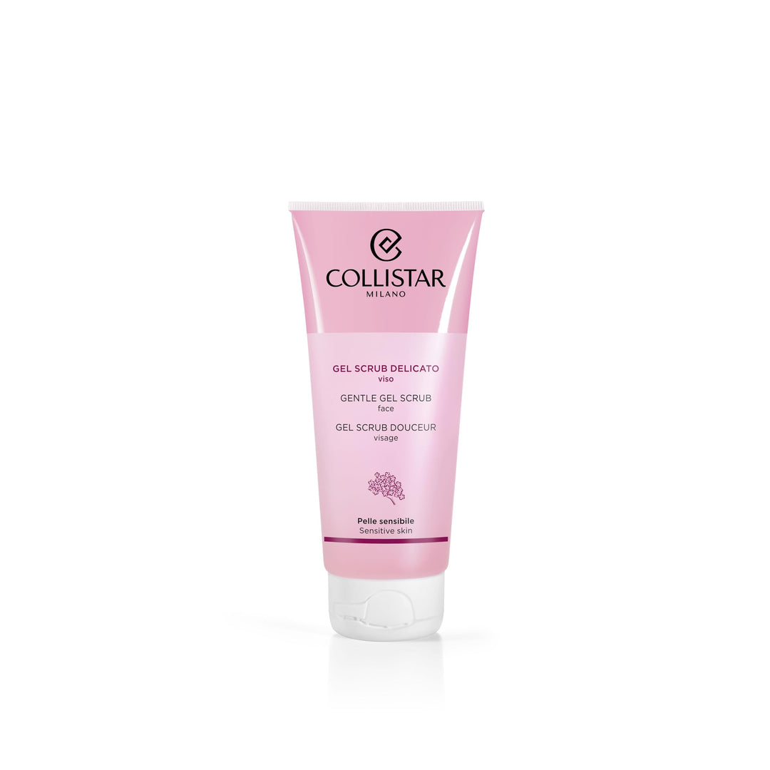 100 ml clear gel tube with dissolvable sugar exfoliant for sensitive skin