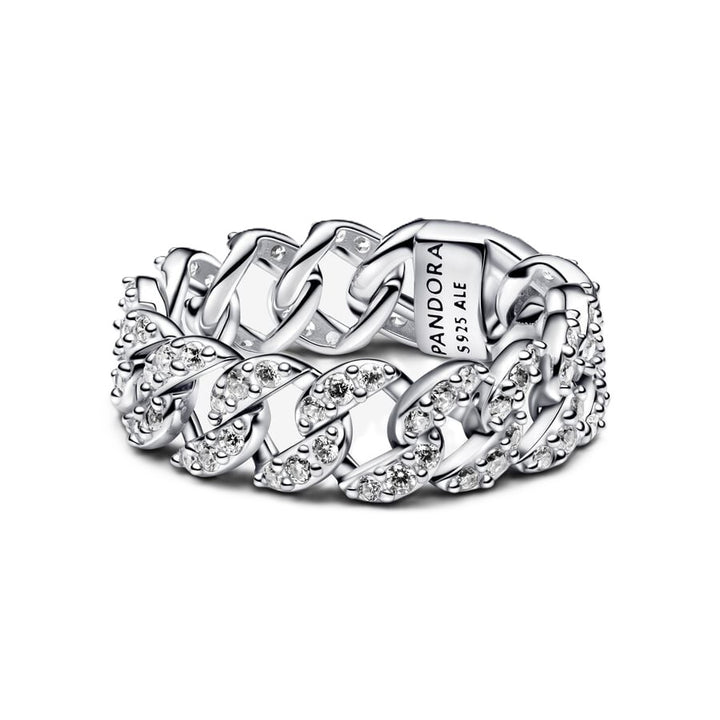 Radiant Elegance Silver Bracelet with Crystal Accents
