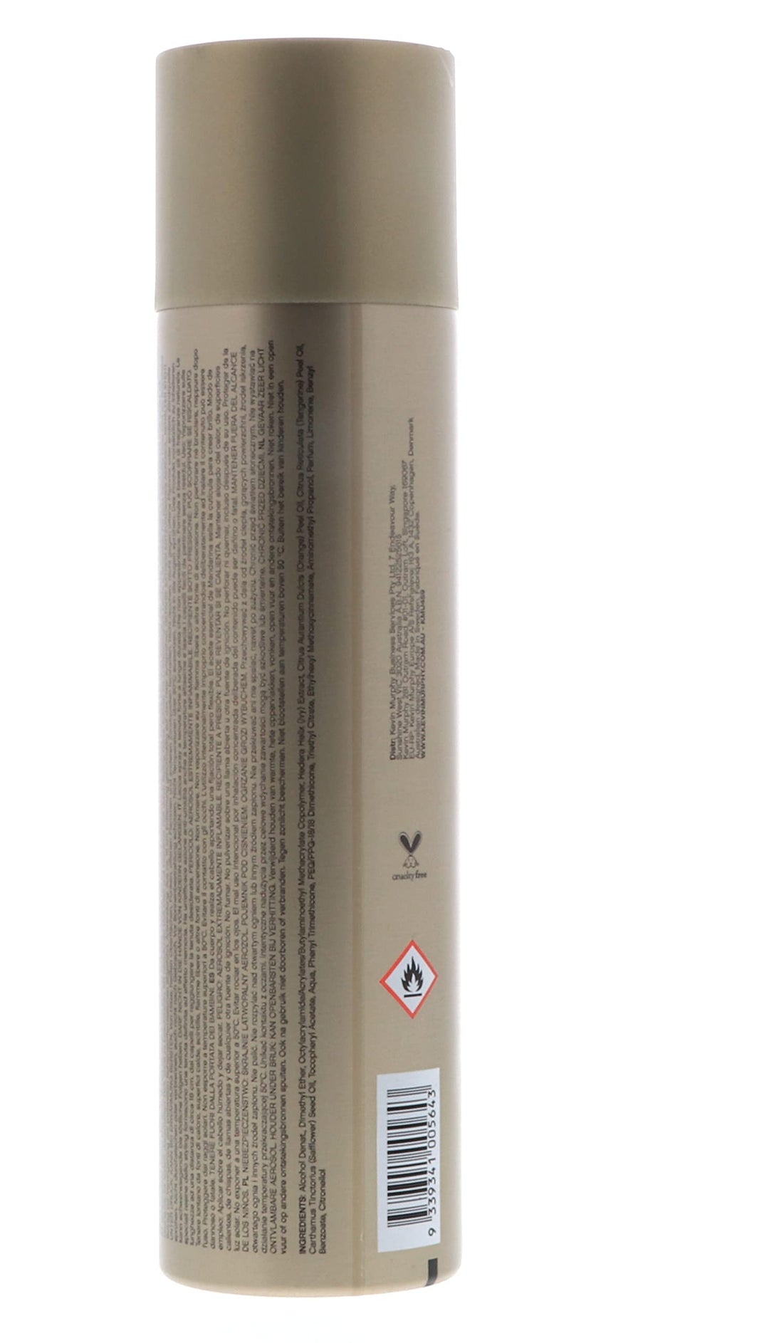 Tall aerosol bottle of high-hold hair spray for Unisex use, 400 ml
