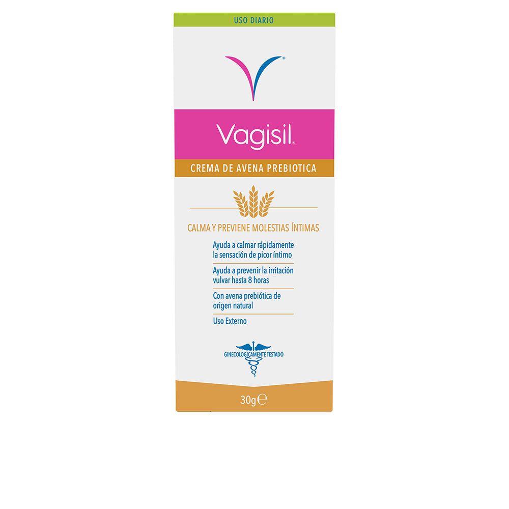 Tube of Vagisil Daily Cream 2-in-1 with calming prebiotic oats