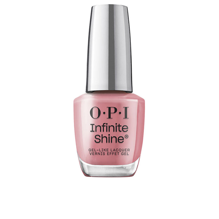 15 ml pink gel-effect nail polish bottle with Pro Wide brush, high gloss finish, Unisex