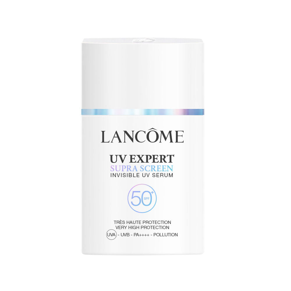 Lancôme UV Expert Supra Screen SPF 50+ lightweight sun-protective serum bottle