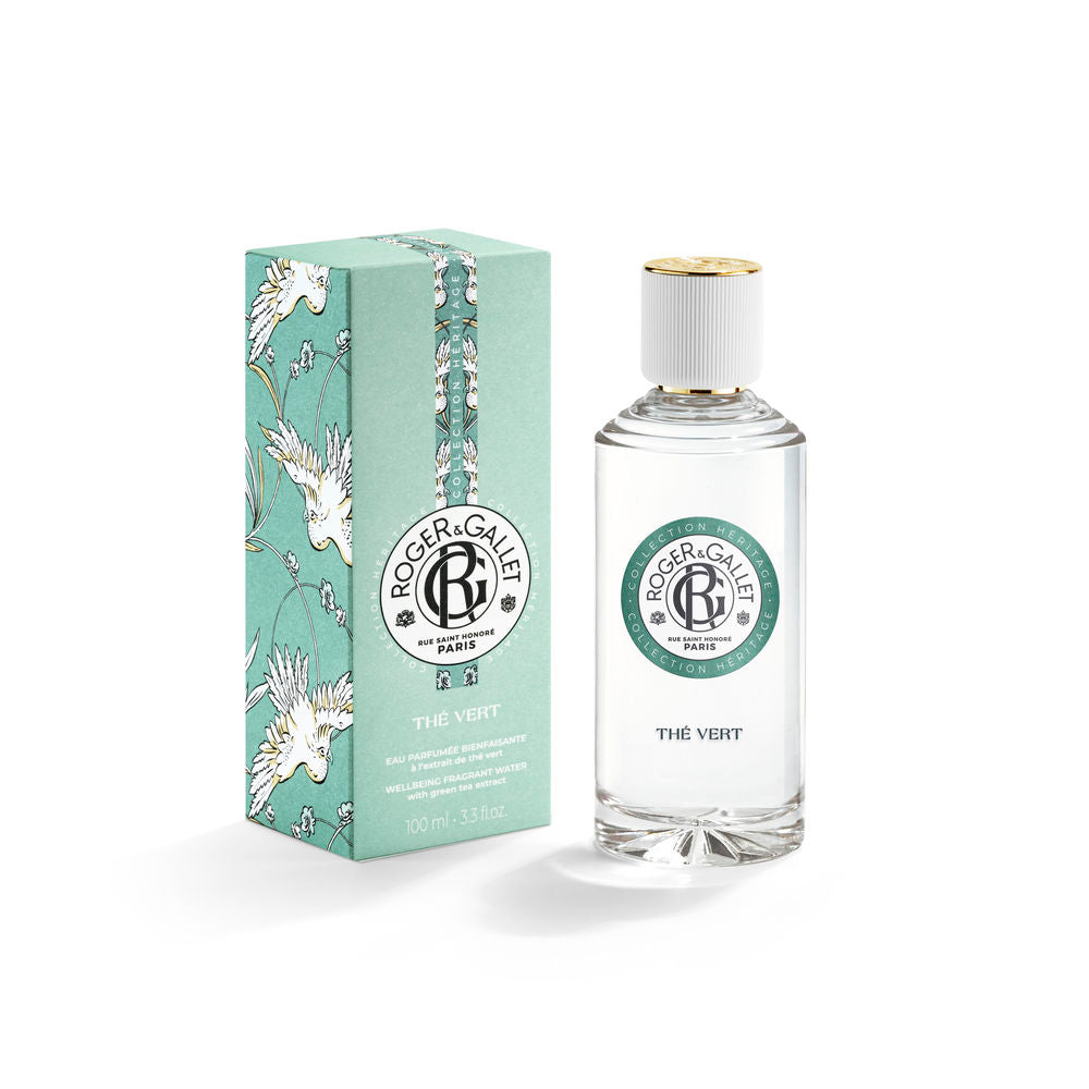 100 ml Green Tea Eau Parfumée bottle — citrus top, woody base, Unisex