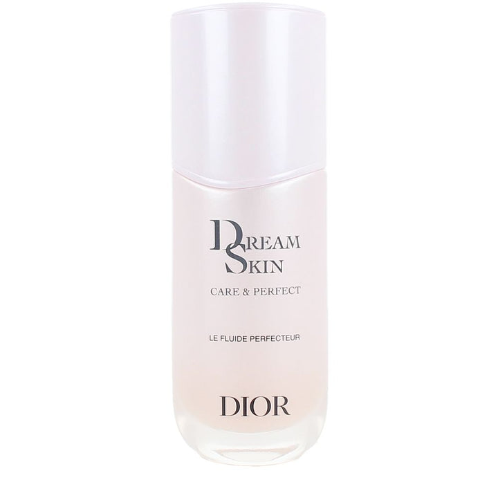 Dior Light pink cylindrical face serum bottle with opaque cap, gradient finish and printed text