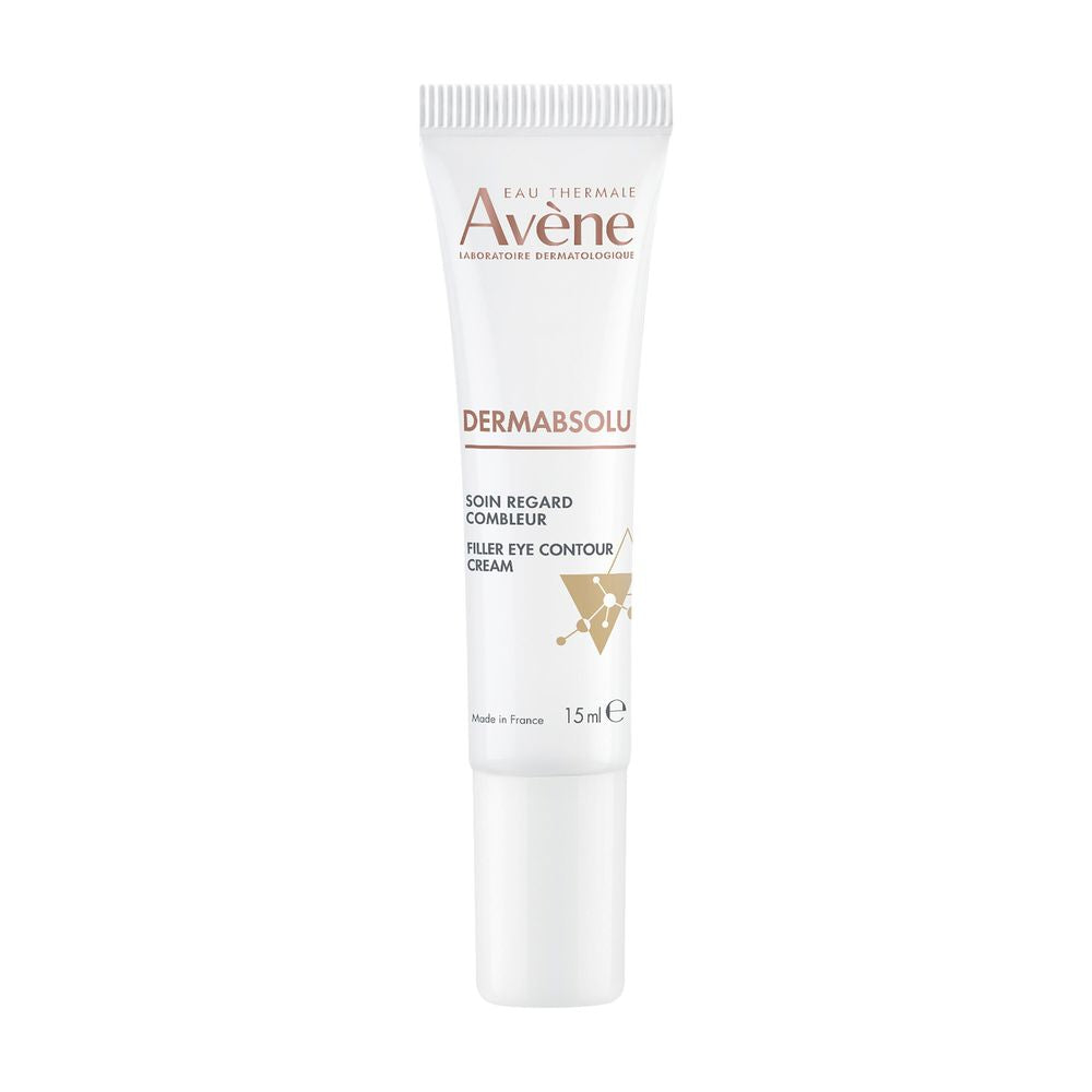 Avène White, blue, and red rectangular cardboard medication box with text, logos, and barcode, photographed cleanly.