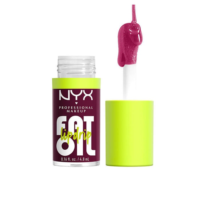 Clear rosy lip oil tube with doe-foot applicator, 4.8 ml, glossy finish