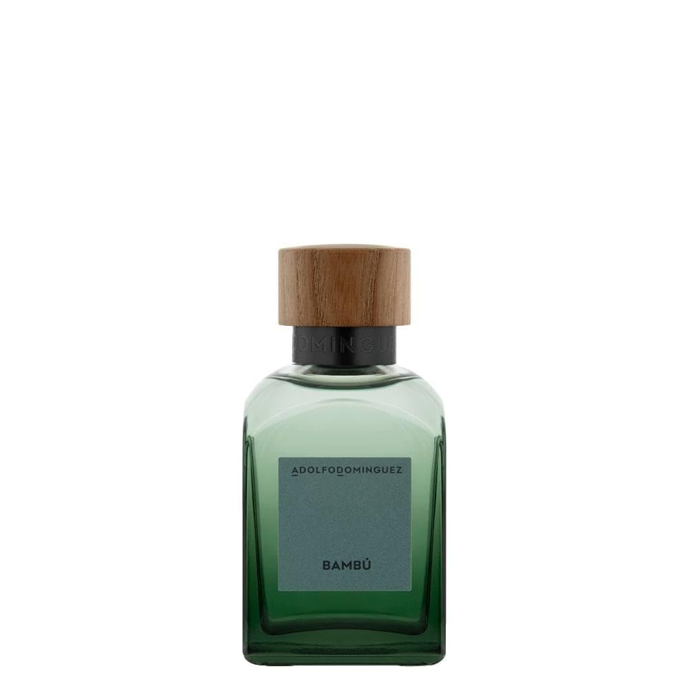 120 ml clear bottle of Bamboo Mist Eau de Toilette, woody oriental scent