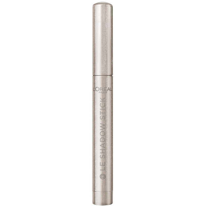 Silver cream-to-powder eye shadow stick, slim twist-up wand, 1.4 g