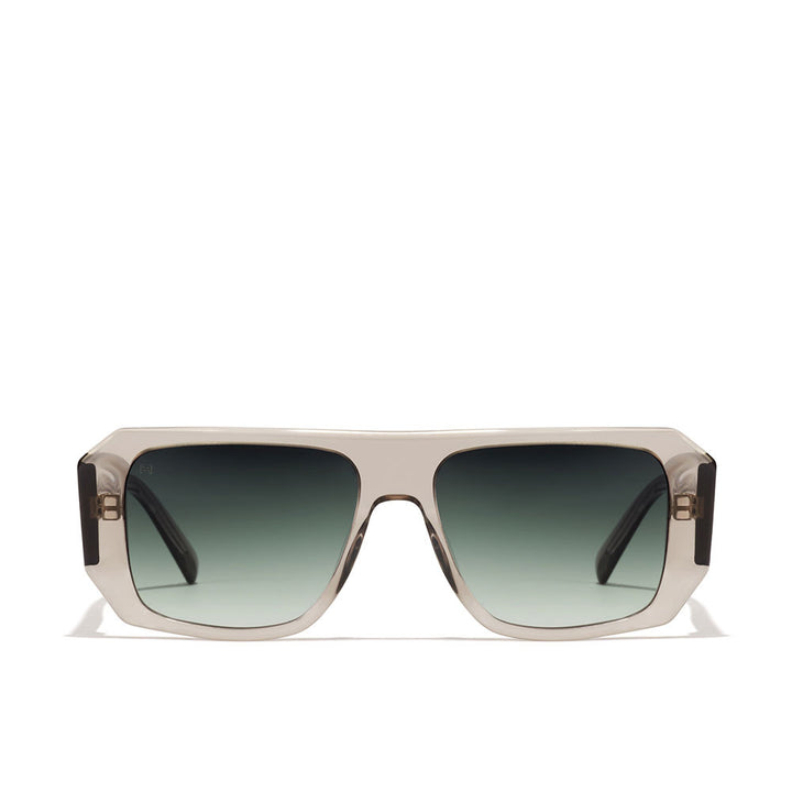 Translucent soft cream acetate aviator sunglasses, 50 mm lenses, Unisex