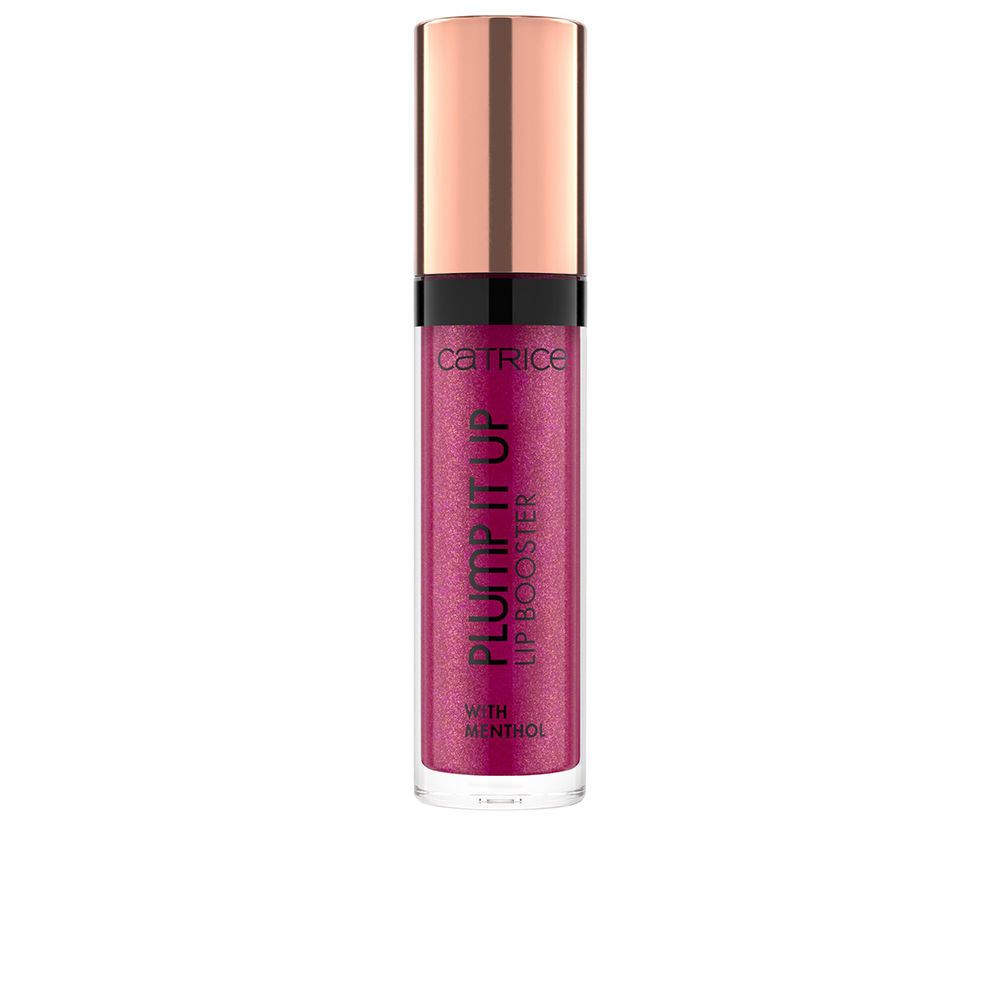 3.5 ml brown glitter lip gloss tube with wand, lightweight non-sticky formula, Unisex