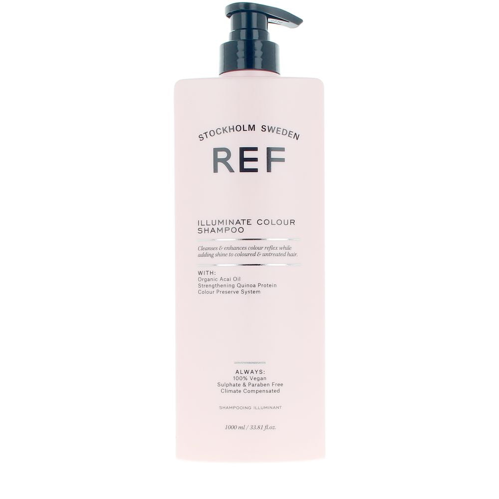 1000 ml bottle of sulphate-free Illuminate Colour Shampoo for coloured hair