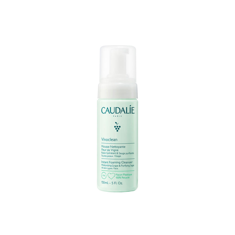 150 ml clear lotion that foams; pump dispenser; chamomile and sage extracts