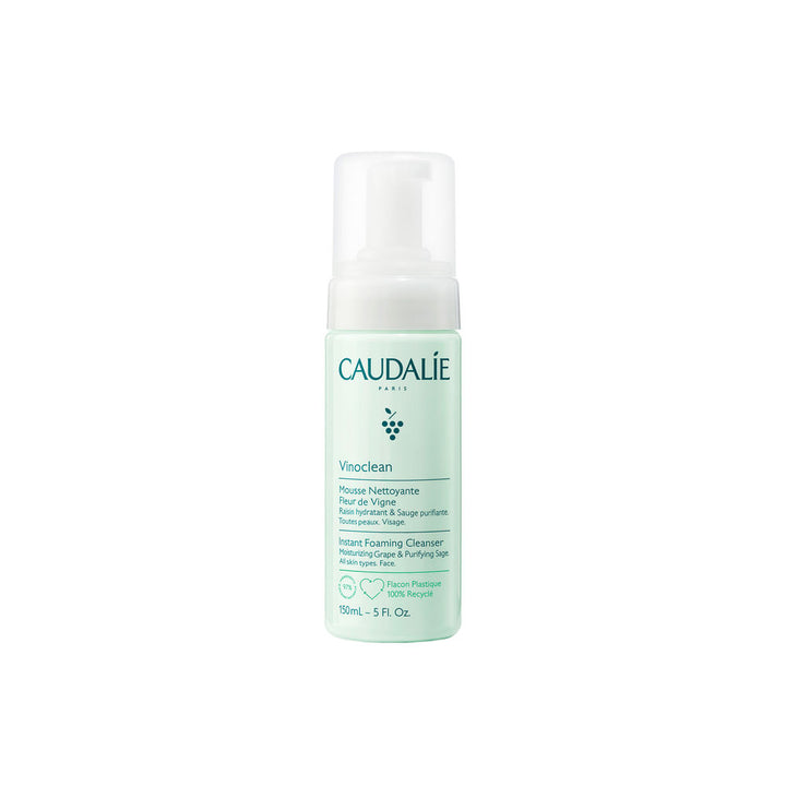 150 ml clear lotion that foams; pump dispenser; chamomile and sage extracts