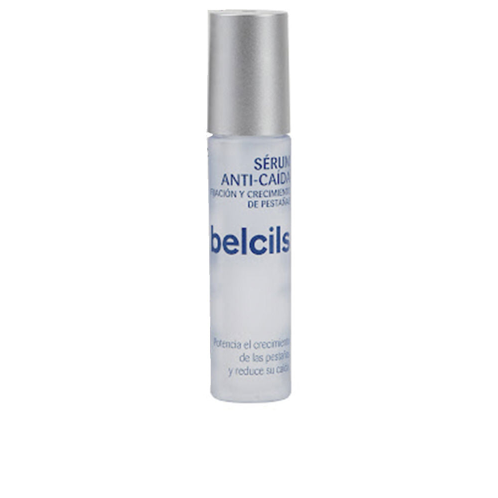 Slim tube of Belcils lash serum against a clean background