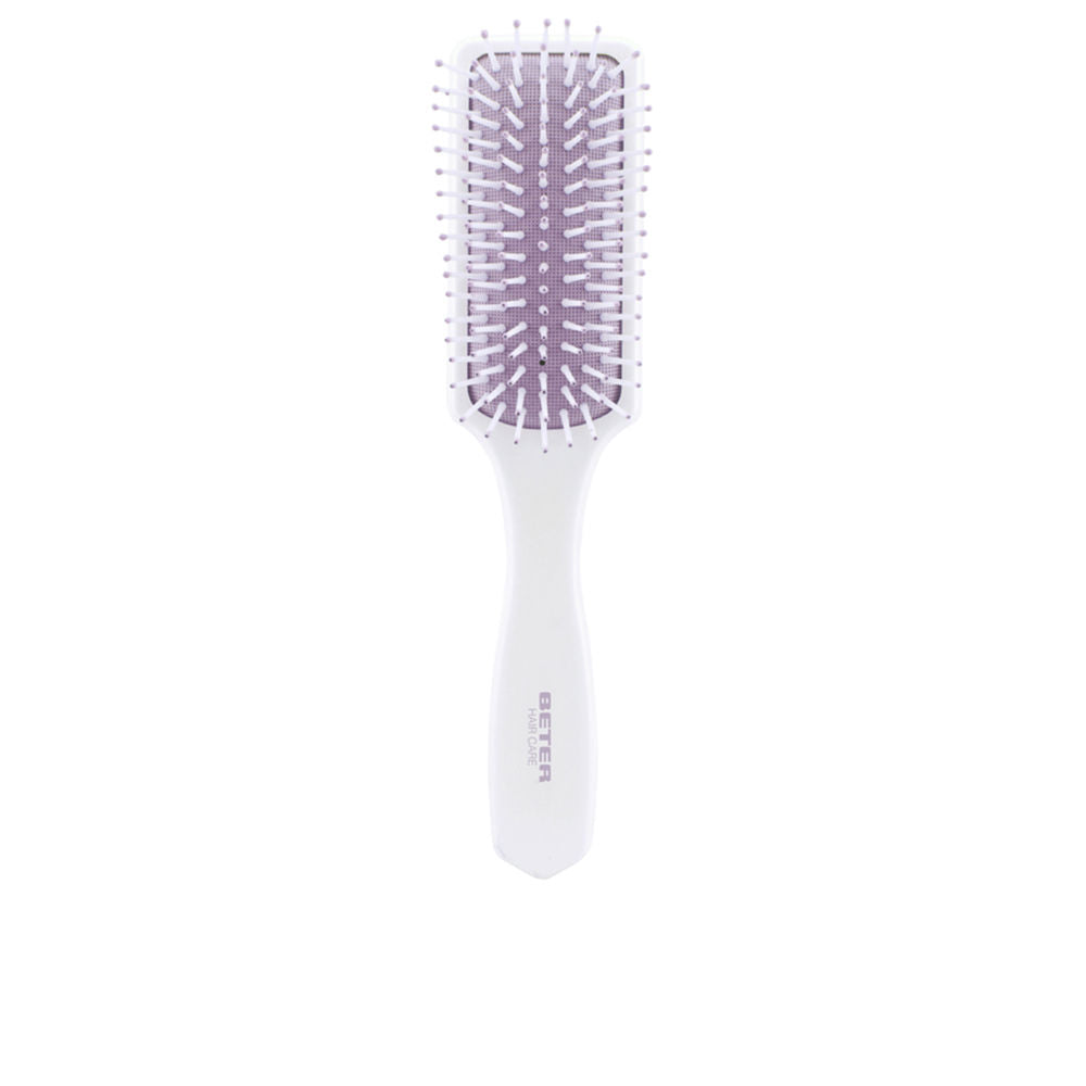 Rectangular pneumatic hair brush with nylon bristles, 22.5 cm, for Women