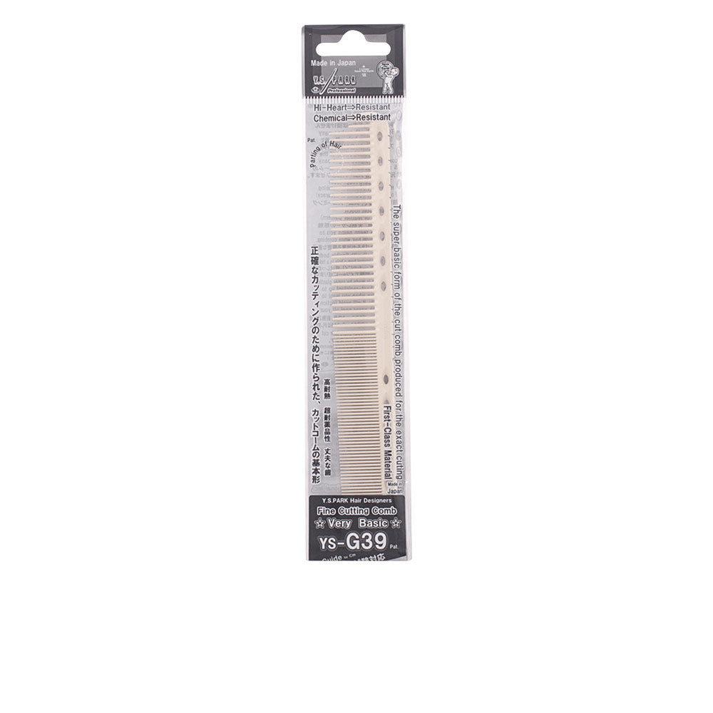 180 mm fine-tooth durable styling comb, scalp-safe tips, Unisex