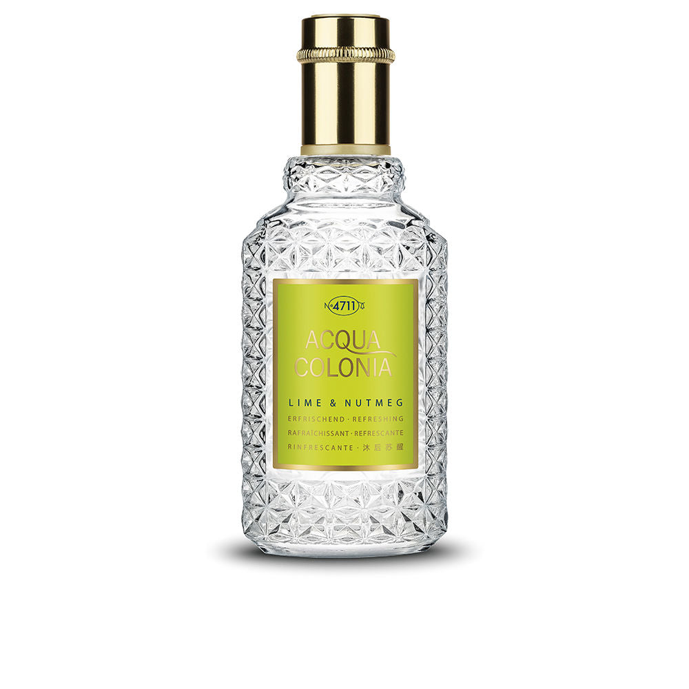 170 ml lime and nutmeg eau de cologne spray, unisex fragrance bottle