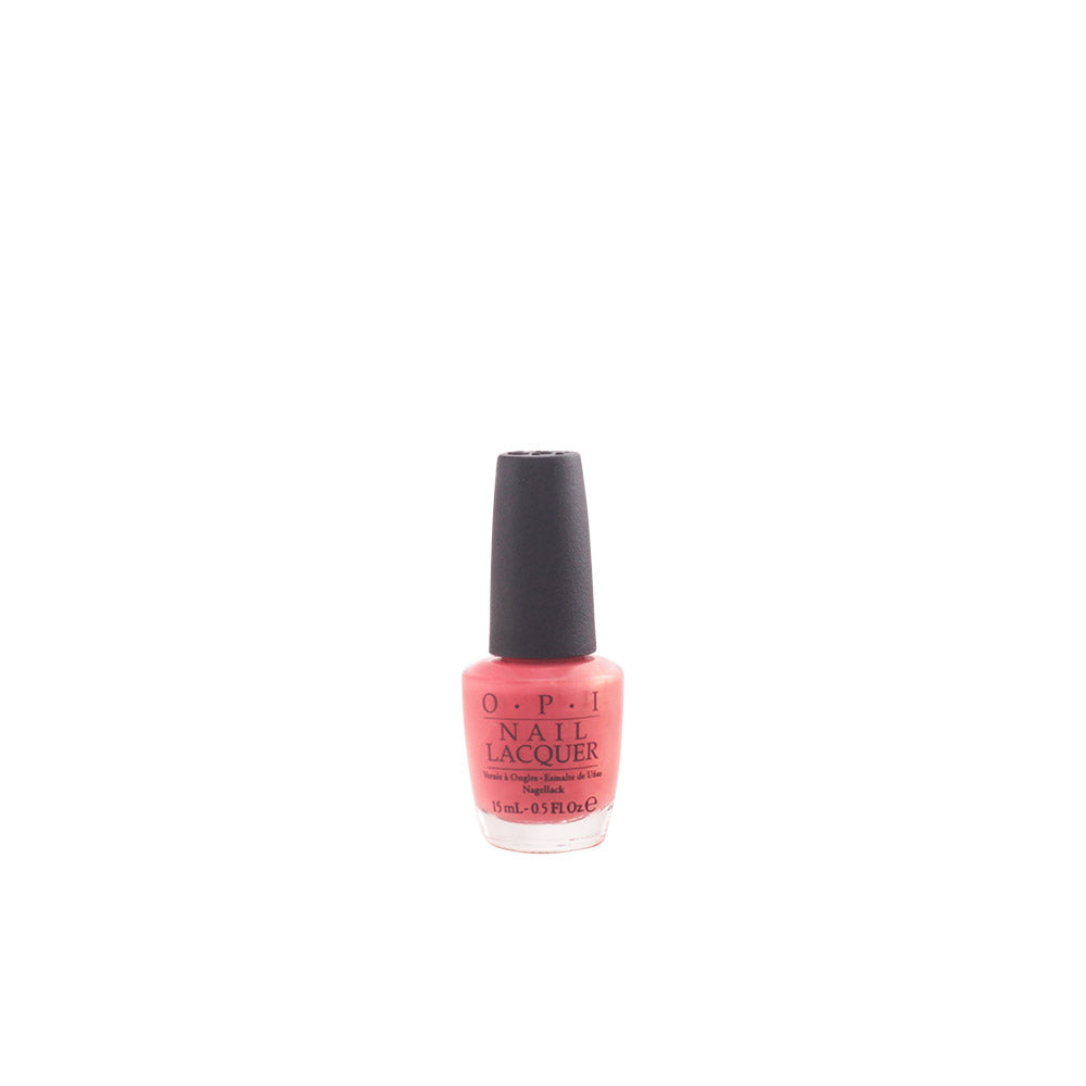 15 ml coral cream nail lacquer with wide application brush, Unisex