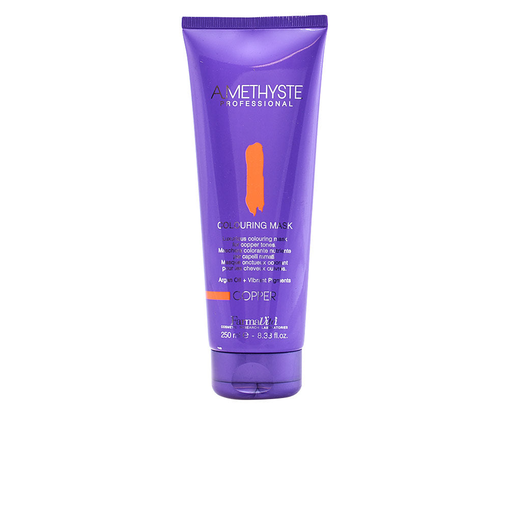 250 ml copper-colour conditioning hair mask tube, salon product