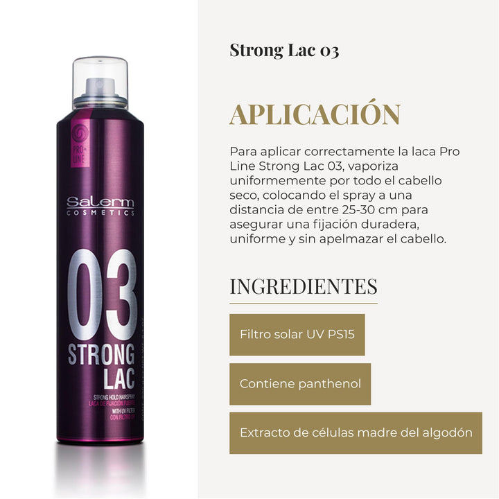 Aerosol strong-hold hair spray, 405 ml, fast-dry with UV protection