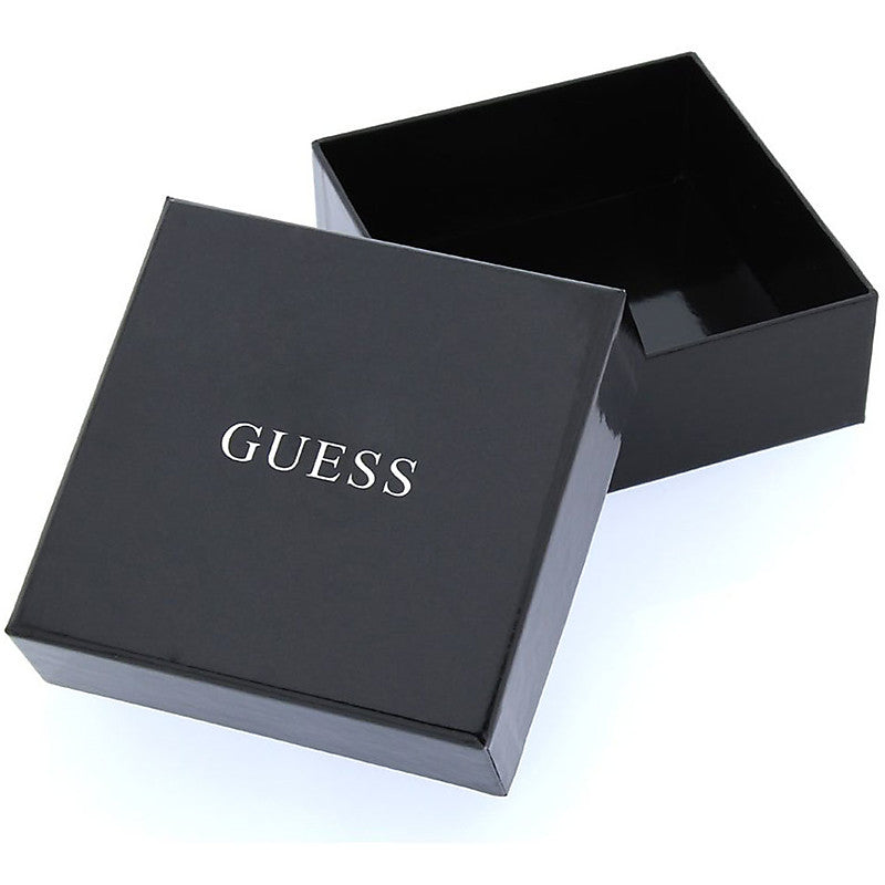 Glossy black square jewelry box in minimalist style with removable lid, shown closed on white background