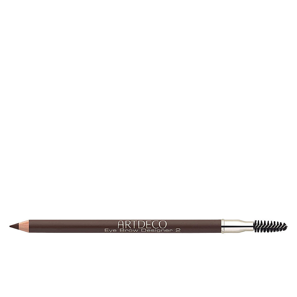 Slim cream brow pencil in medium-dark neutral shade, twist-up tip and soft finish