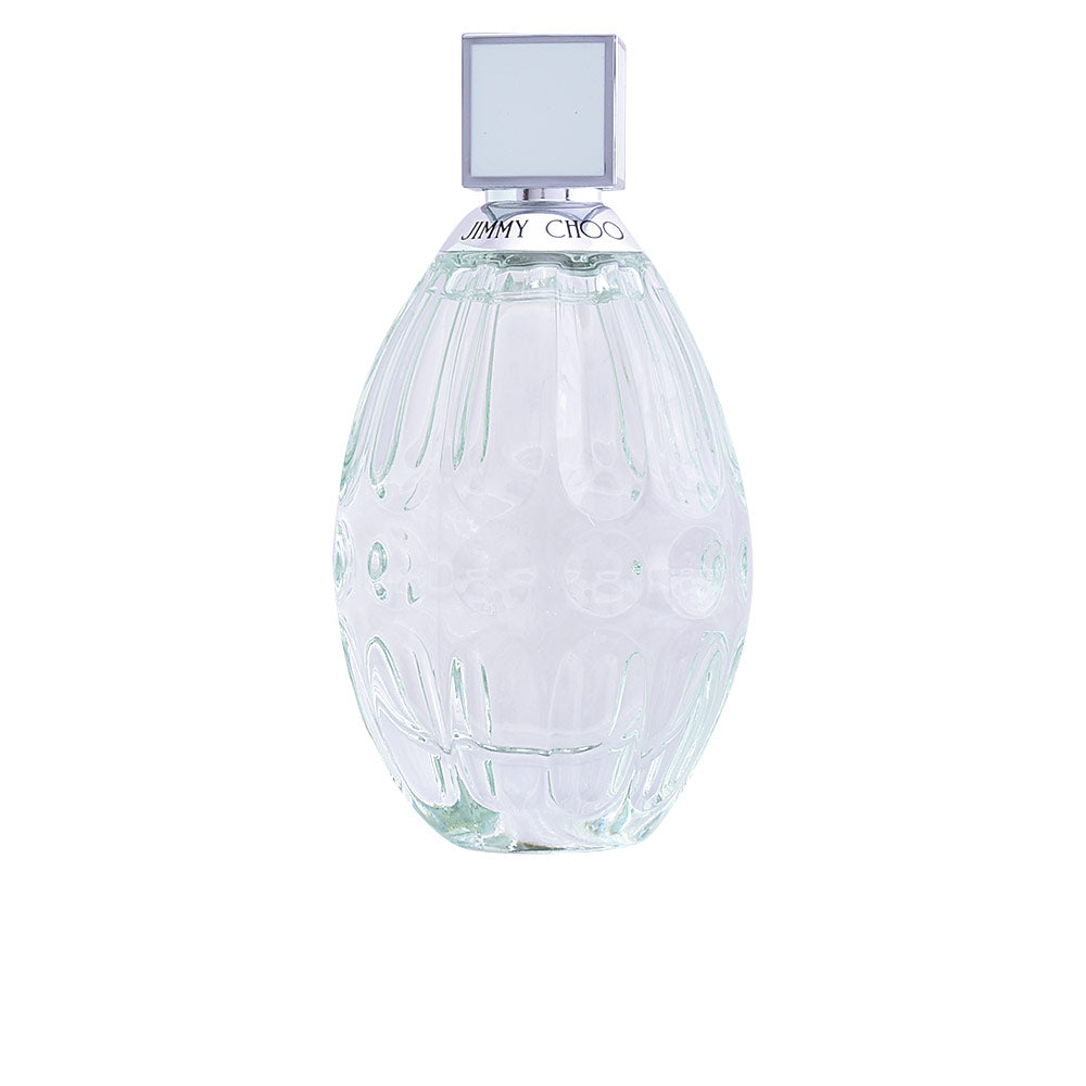 Rounded aqua-glass perfume bottle containing 60 ml floral-fruity Eau de Toilette for Women