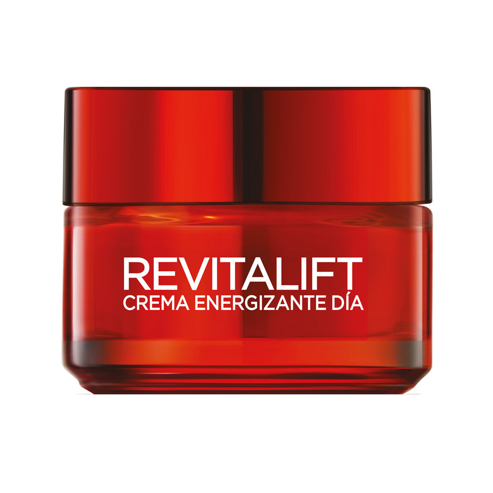 50 ml red‑toned day cream jar, pro‑retinol and ginseng focus, for Women