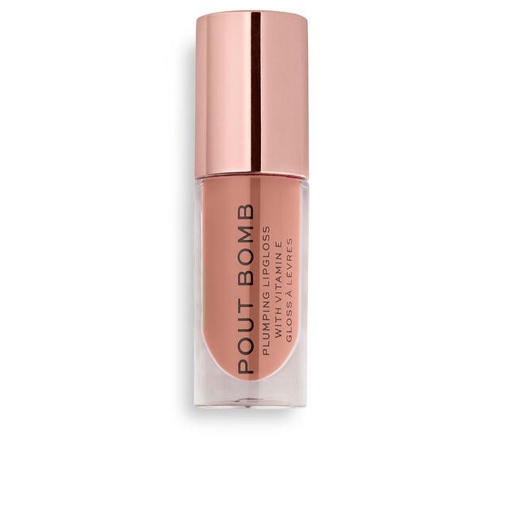 Sleek 4.6 ml clear gloss tube with high-shine applicator, sheer glaze shade