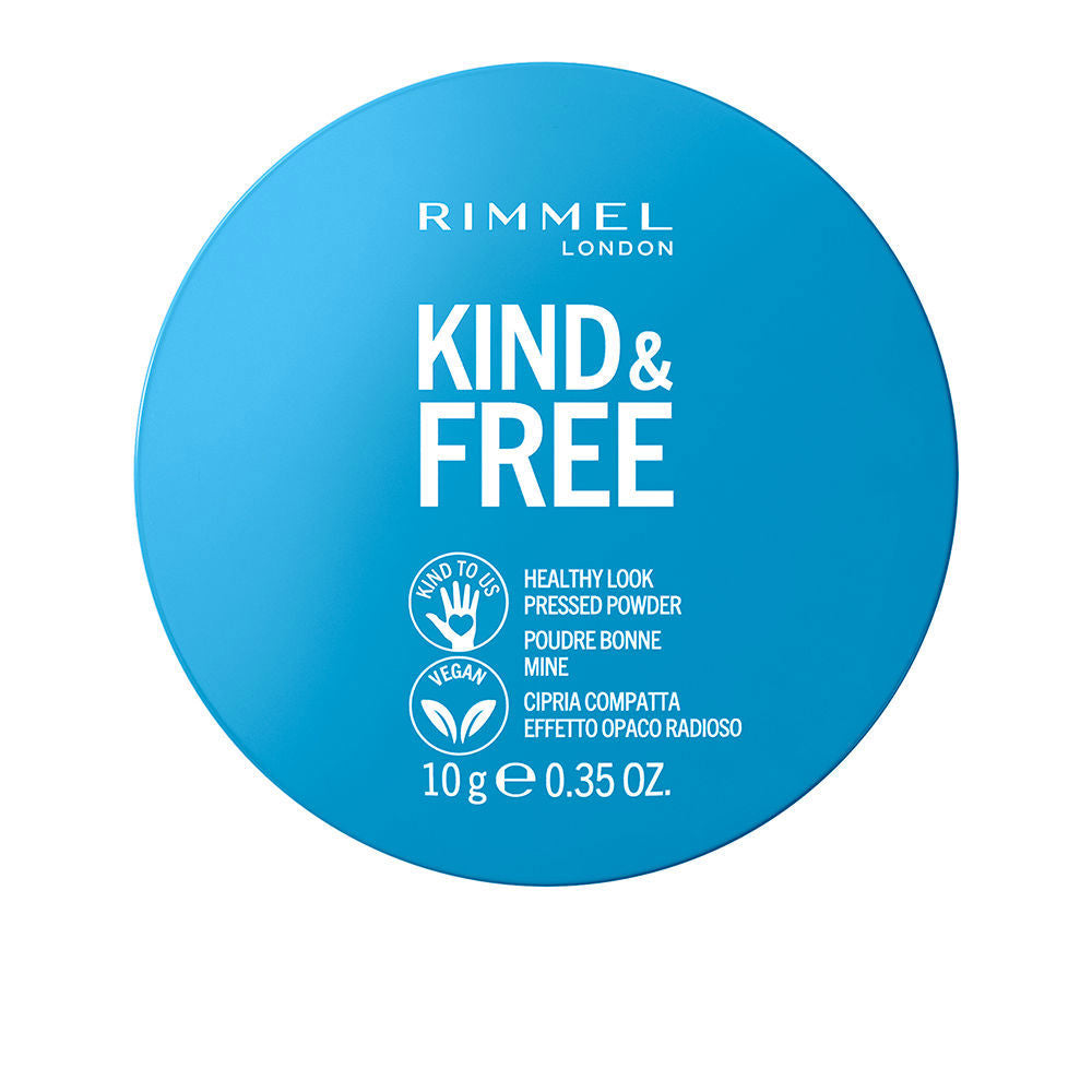 Compact mattifying powder in light shade, 10 g, recyclable case