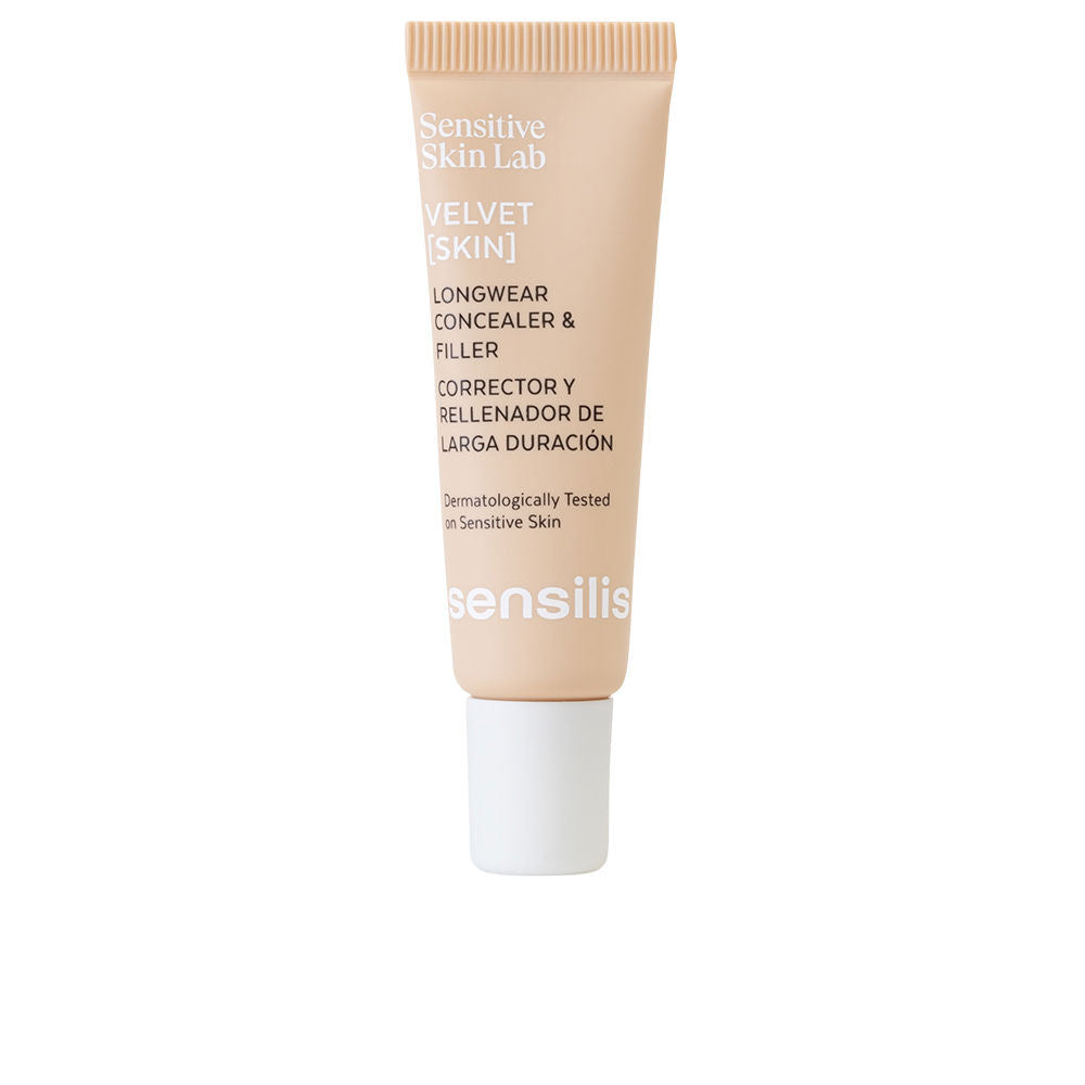 7 ml beige concealer tube; hyaluronic micro-spheres, smooth natural finish