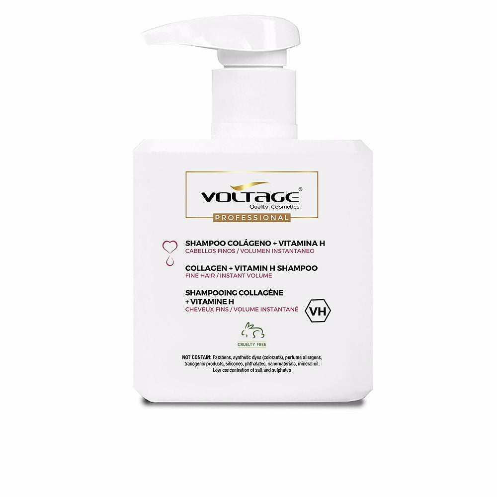 500 ml bottle of collagen and biotin strengthening shampoo, Unisex